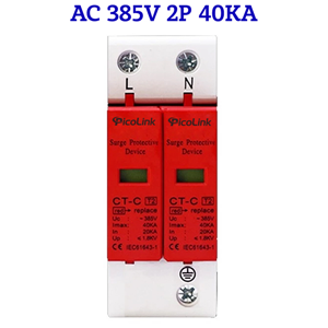 Chống sét lan truyền AC 2P 40Ka, Picolink PL-CS2P-40