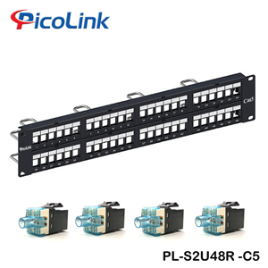Patch Panel CAT5 48 Port PicoLink PL-S2U48R -C5