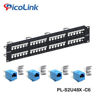 Patch Panel CAT6 48 Port PicoLink PL-S2U48X-C6